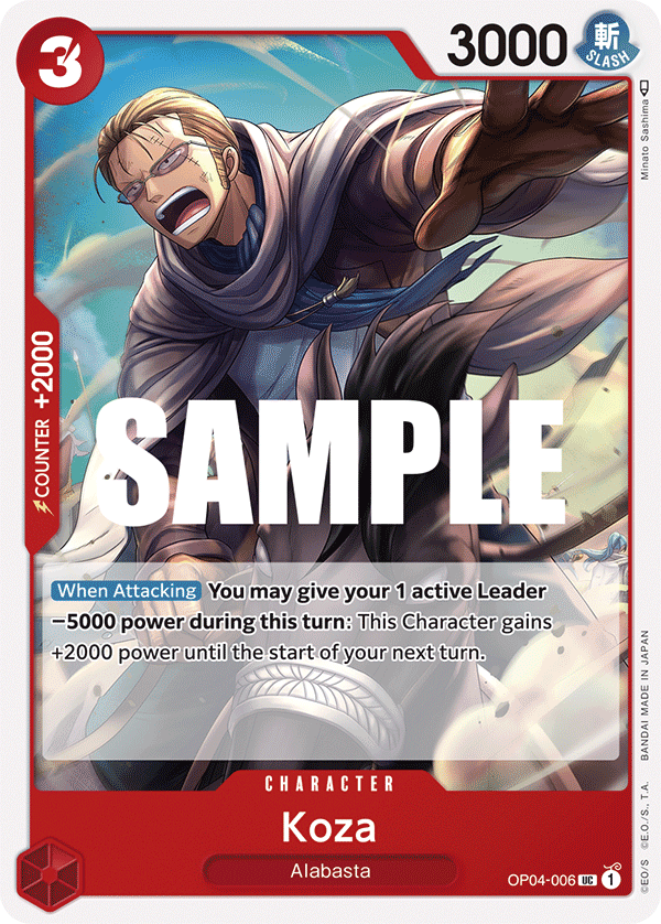 Koza OP04-006 One Piece TCG