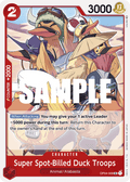 Super Spot-Billed Duck Troops OP04-009 One Piece TCG