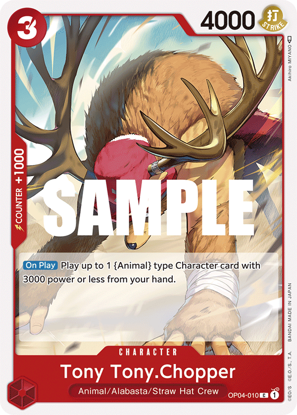 Tony Tony.Chopper OP04-010 One Piece TCG