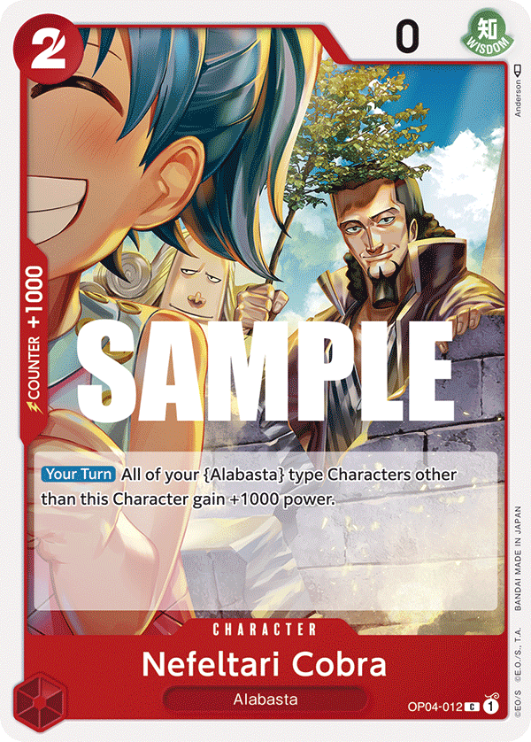Nefeltari Cobra OP04-012 One Piece TCG
