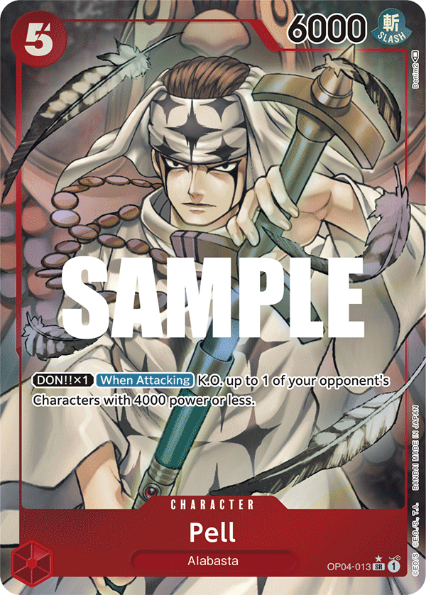 Pell (Alternate Art) OP04-013_p1 One Piece TCG