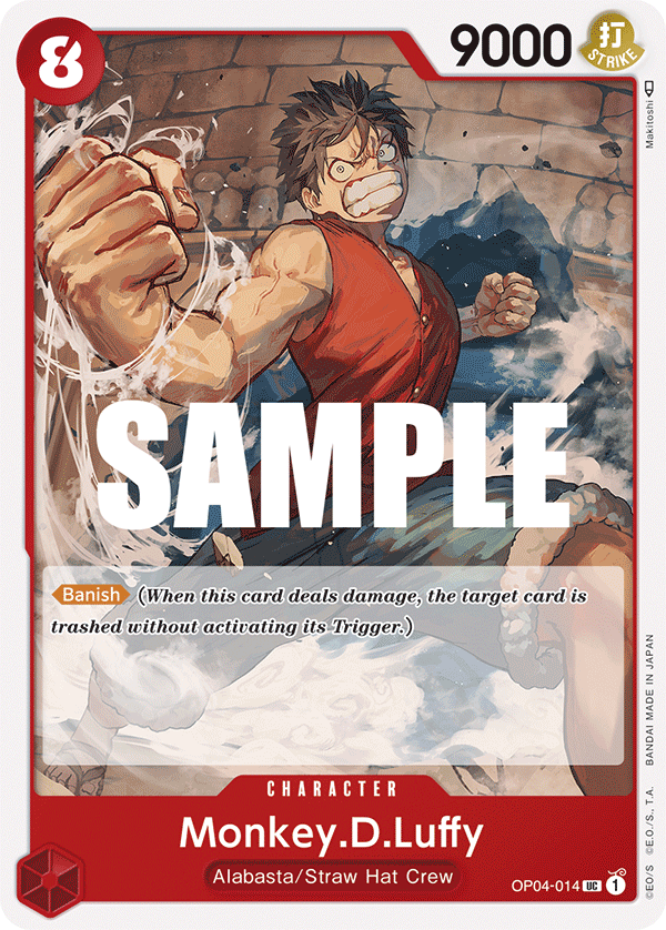 Monkey.D.Luffy (014) OP04-014 One Piece TCG