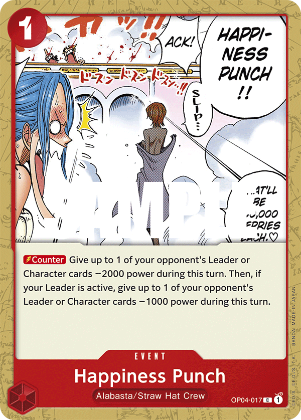 Happiness Punch OP04-017 One Piece TCG