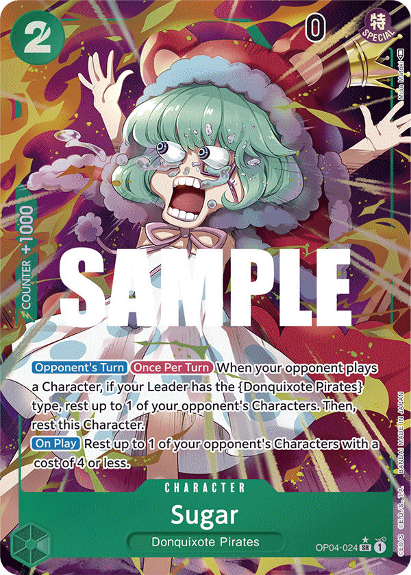 Sugar (Alternate Art) OP04-024_p1 One Piece TCG