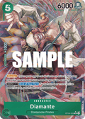 Diamante (Alternate Art) OP04-028_p1 One Piece TCG
