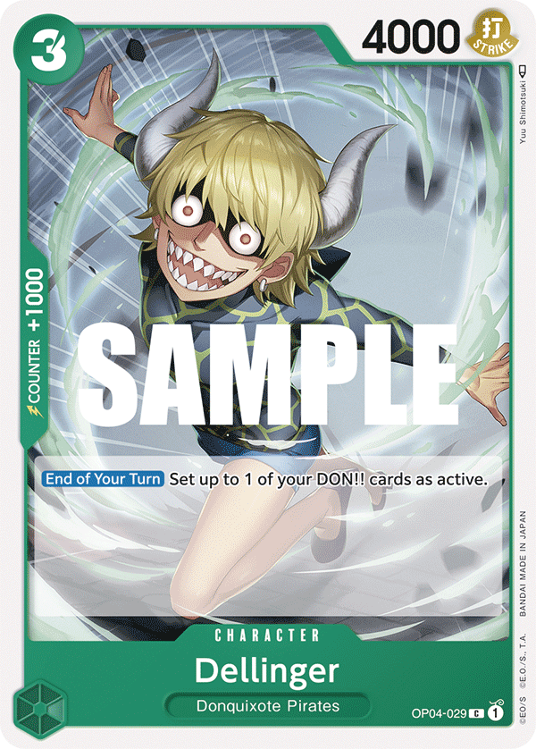 Dellinger OP04-029 One Piece TCG