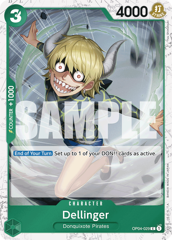 Dellinger (Jolly Roger Foil) OP04-029_p2 One Piece TCG