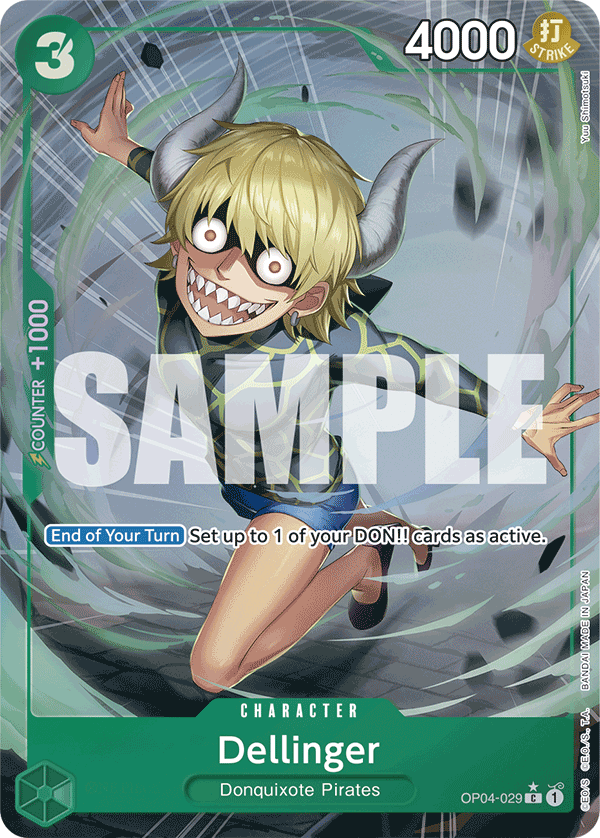 Dellinger (Full Art) OP04-029_p3 One Piece TCG