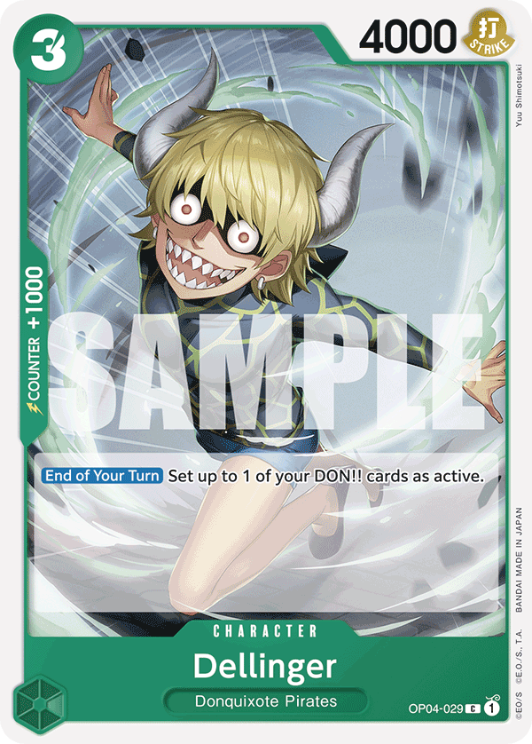Dellinger (Reprint) OP04-029_r1 One Piece TCG