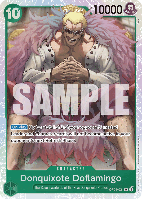 Donquixote Doflamingo (Reprint) OP04-031_r1 One Piece TCG