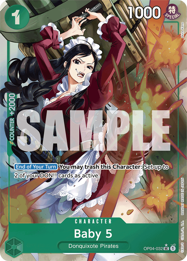Baby 5 (OP04-032) (Jolly Roger Foil) OP04-032_p3 One Piece TCG