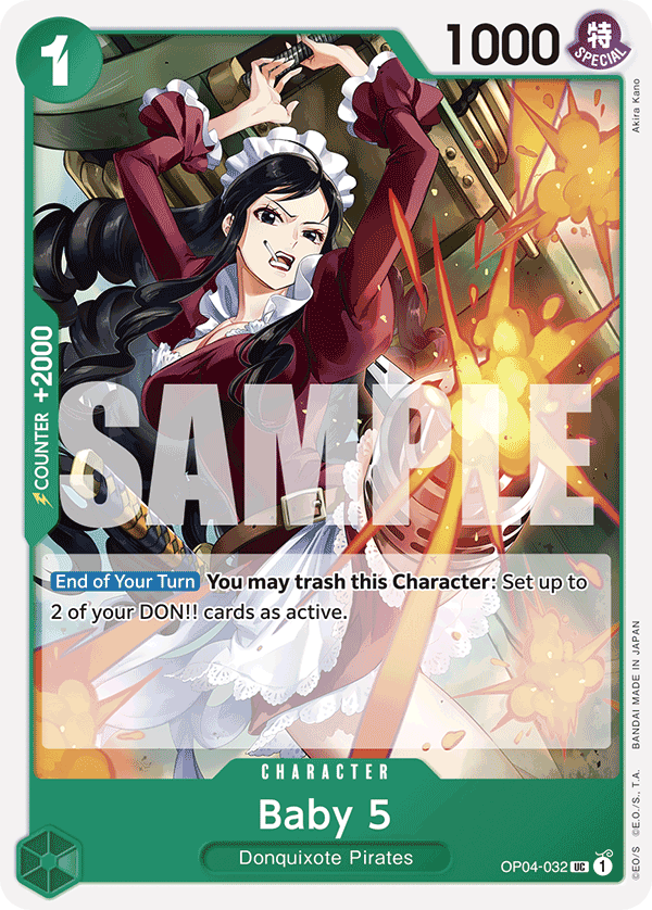 Baby 5 (OP04-032) (Reprint) OP04-032_r1 One Piece TCG