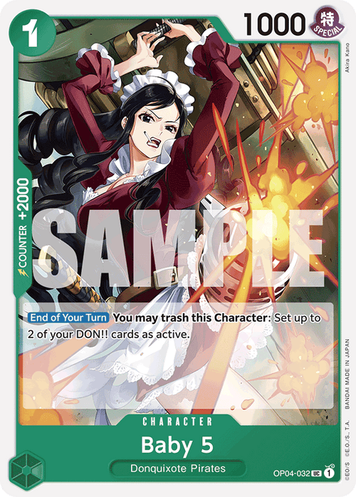 Baby 5 (OP04-032) (Reprint) OP04-032_r1 One Piece TCG