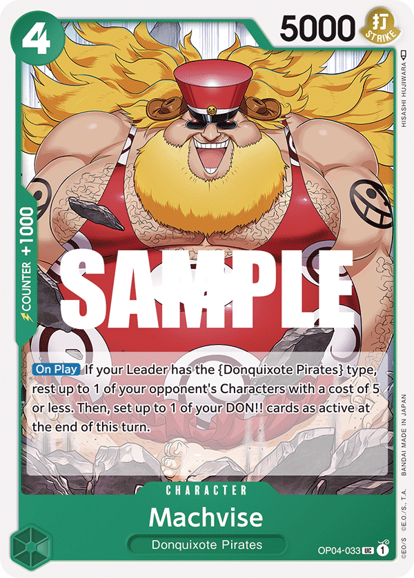 Machvise OP04-033 One Piece TCG