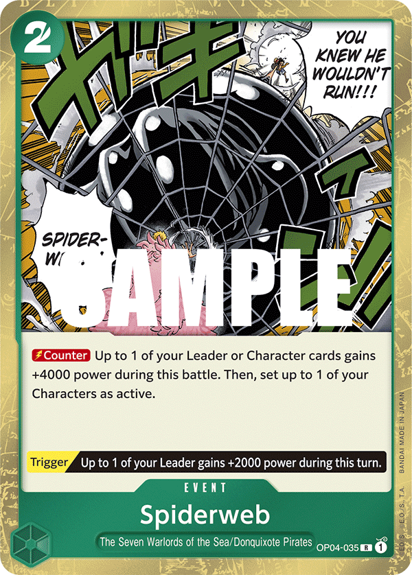 Spiderweb OP04-035 One Piece TCG