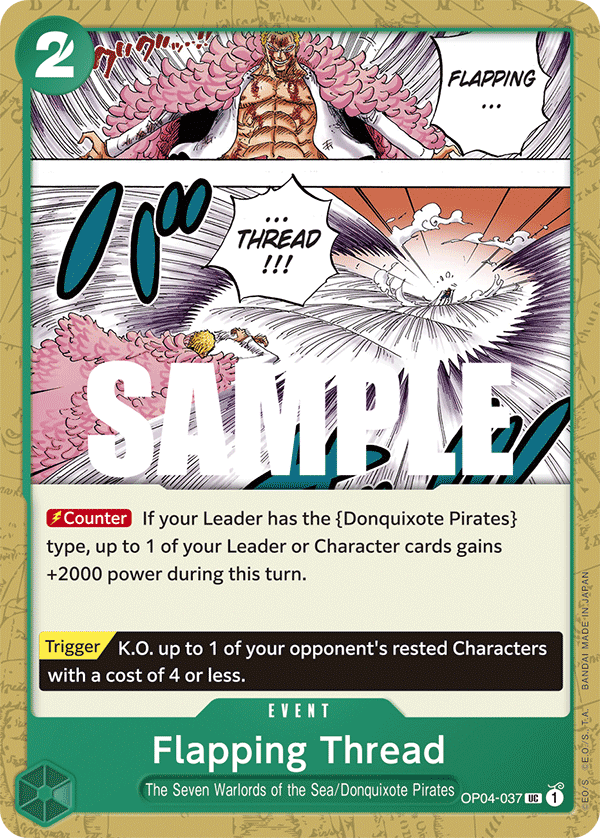 Flapping Thread OP04-037 One Piece TCG