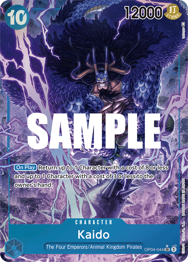 Kaido (Alternate Art) OP04-044_p1 One Piece TCG