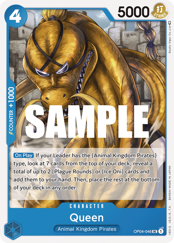 Queen (046) OP04-046 One Piece TCG