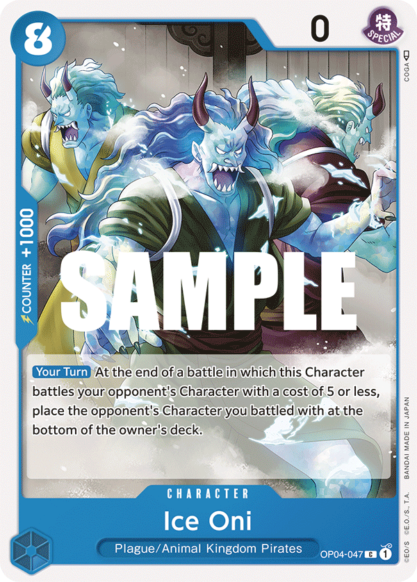 Ice Oni OP04-047 One Piece TCG