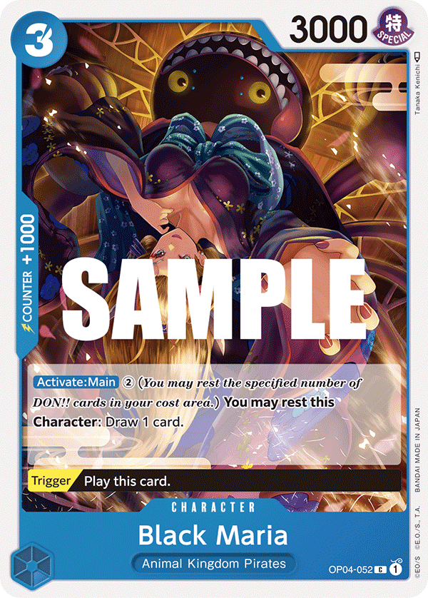 Black Maria OP04-052 One Piece TCG
