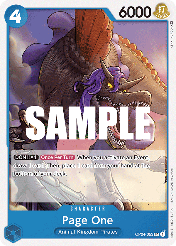 Page One OP04-053 One Piece TCG