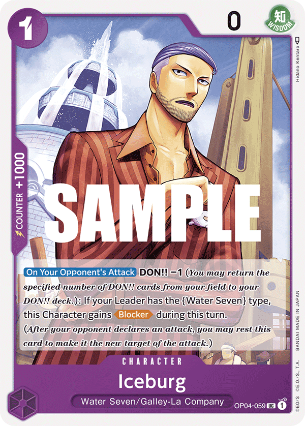Iceburg OP04-059 One Piece TCG