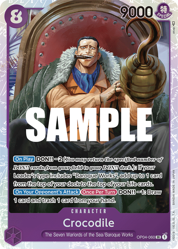 Crocodile (060) OP04-060 One Piece TCG