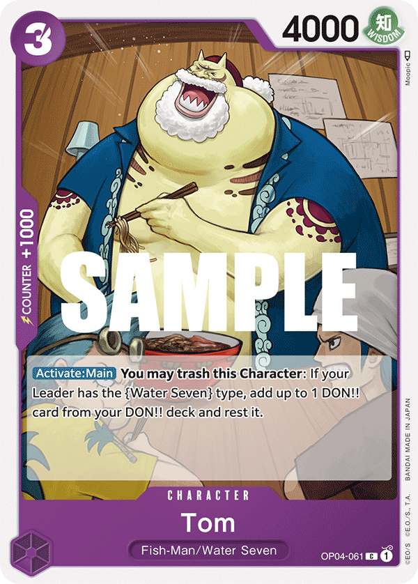 Tom OP04-061 One Piece TCG