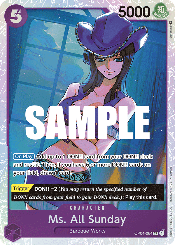 Ms. All Sunday OP04-064 One Piece TCG
