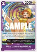 Miss.Valentine(Mikita) OP04-066 One Piece TCG