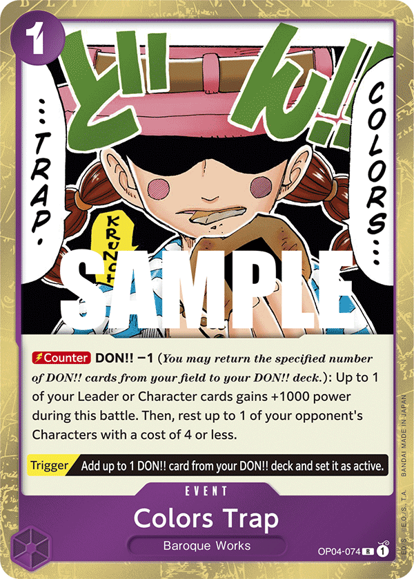 Colors Trap OP04-074 One Piece TCG