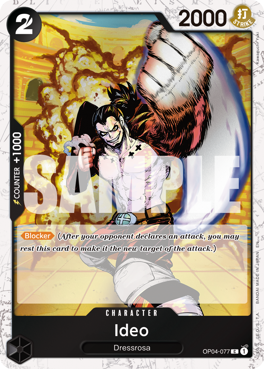 Ideo (Pirate Foil) OP04-077_p1 One Piece TCG