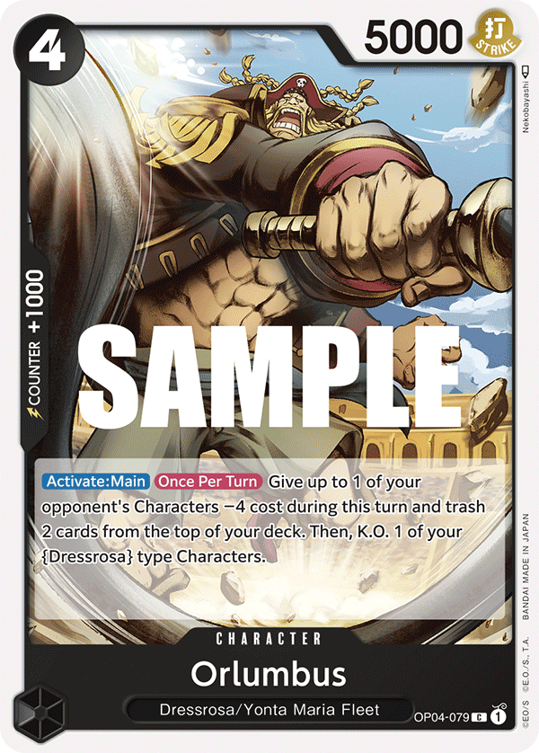 Orlumbus OP04-079 One Piece TCG