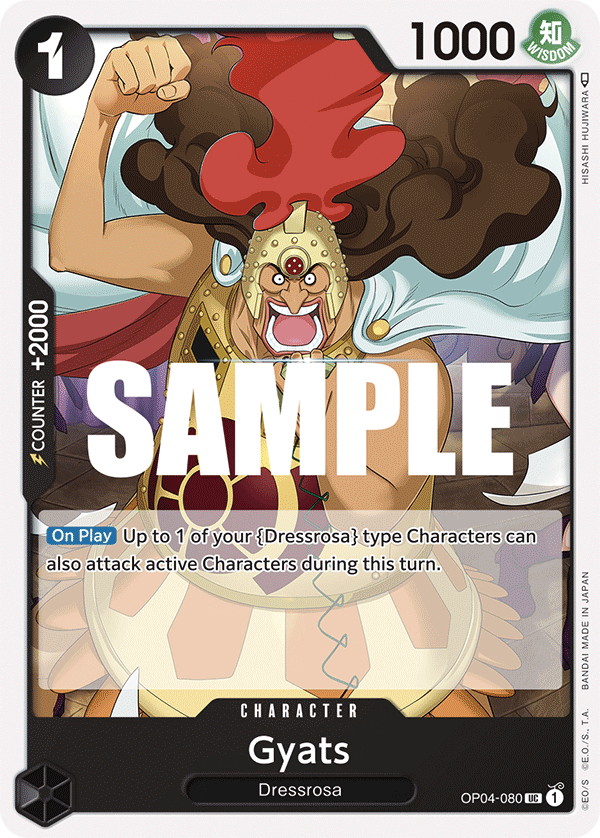 Gyats OP04-080 One Piece TCG