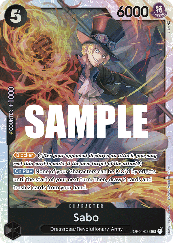 Sabo OP04-083 One Piece TCG