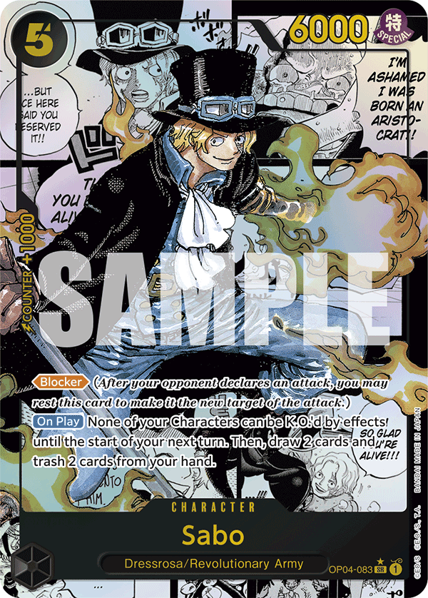 Sabo (OP04-083) (Manga) OP04-083_r1 One Piece TCG