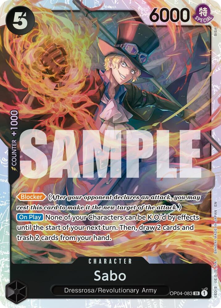 Sabo - OP04-083 (Reprint) OP04-083_r3 One Piece TCG