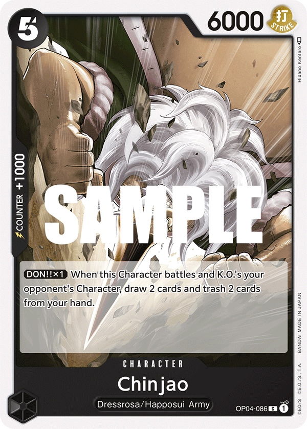Chinjao OP04-086 One Piece TCG