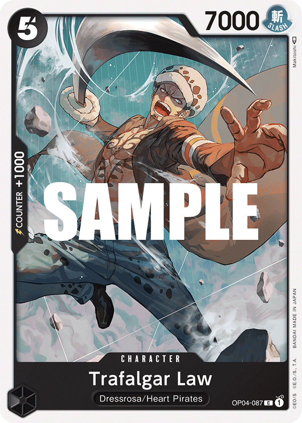 Trafalgar Law OP04-087 One Piece TCG
