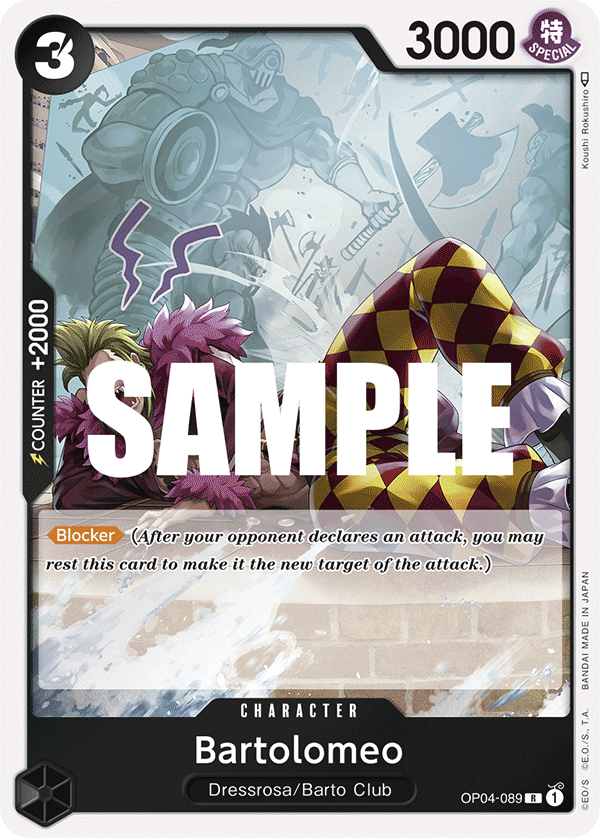 Bartolomeo OP04-089 One Piece TCG