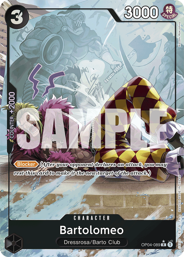 Bartolomeo (OP04-089) (Full Art) OP04-089_p3 One Piece TCG