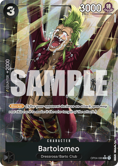Bartolomeo (OP04-089) (Alternate Art) OP04-089_p4 One Piece TCG