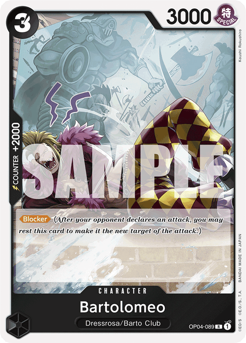 Bartolomeo (OP04-089) (Reprint) OP04-089_r1 One Piece TCG