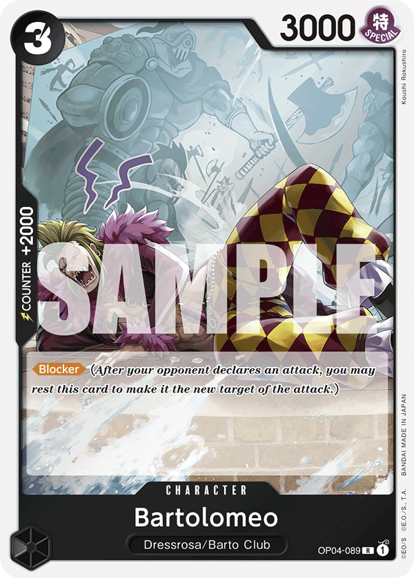 Bartolomeo (OP04-089) (Reprint) OP04-089_r1 One Piece TCG