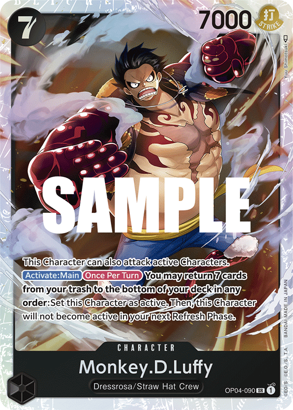 Monkey.D.Luffy (090) OP04-090 One Piece TCG