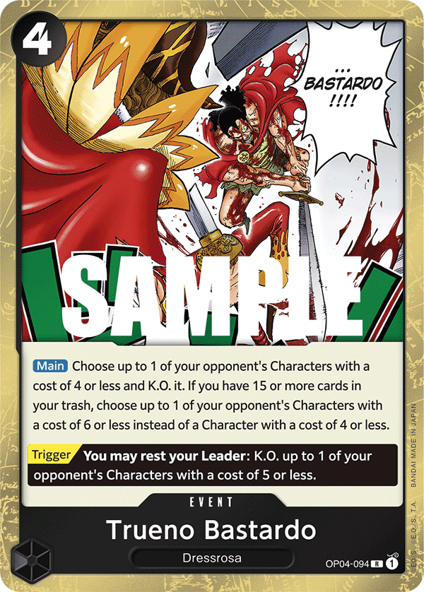 Trueno Bastardo OP04-094 One Piece TCG