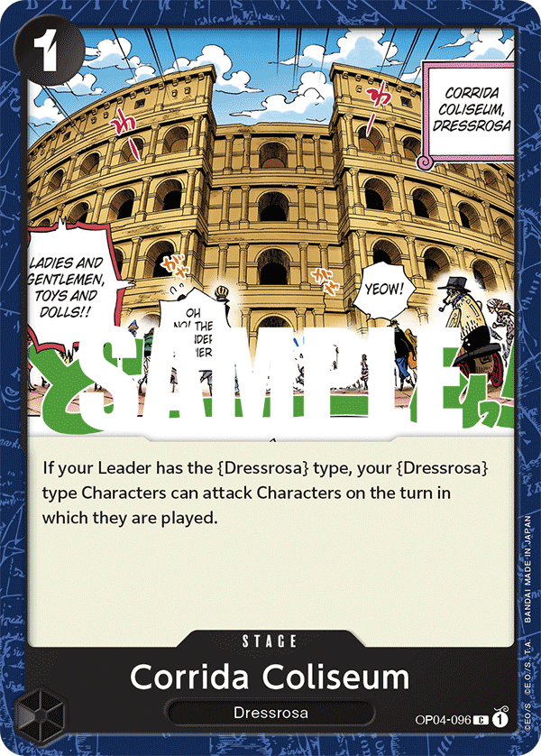 Corrida Coliseum OP04-096 One Piece TCG