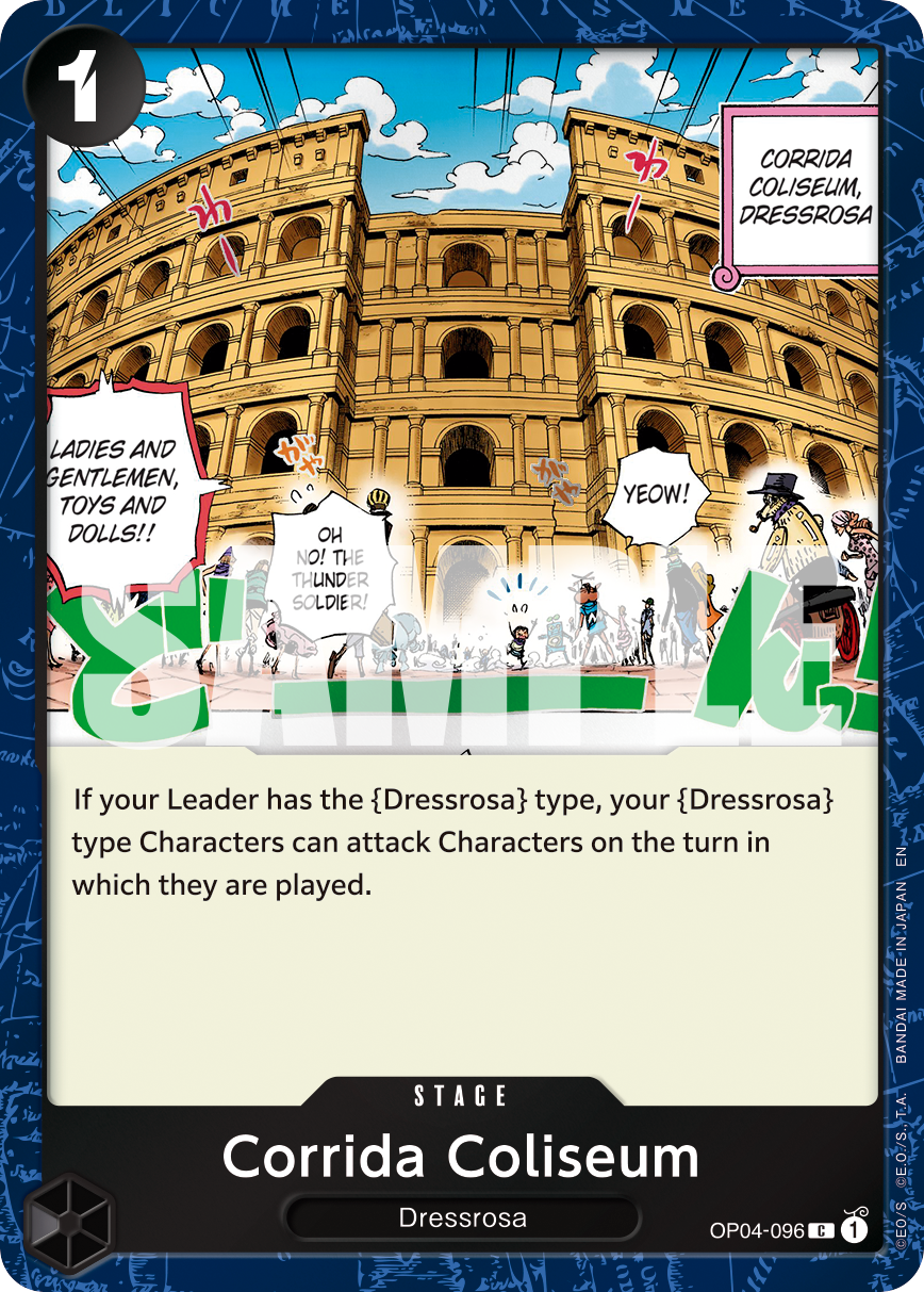 Corrida Coliseum (Pirate Foil) OP04-096_p1 One Piece TCG
