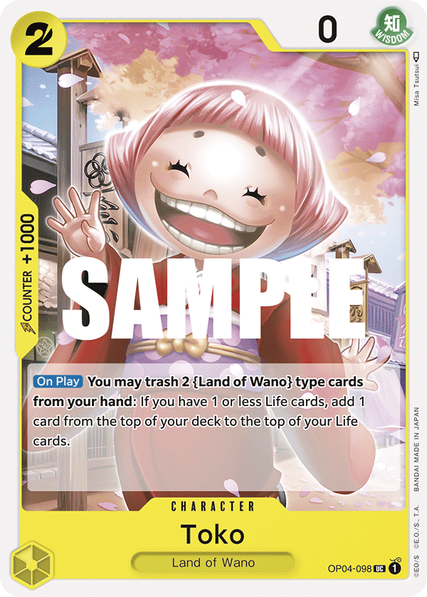 Toko OP04-098 One Piece TCG