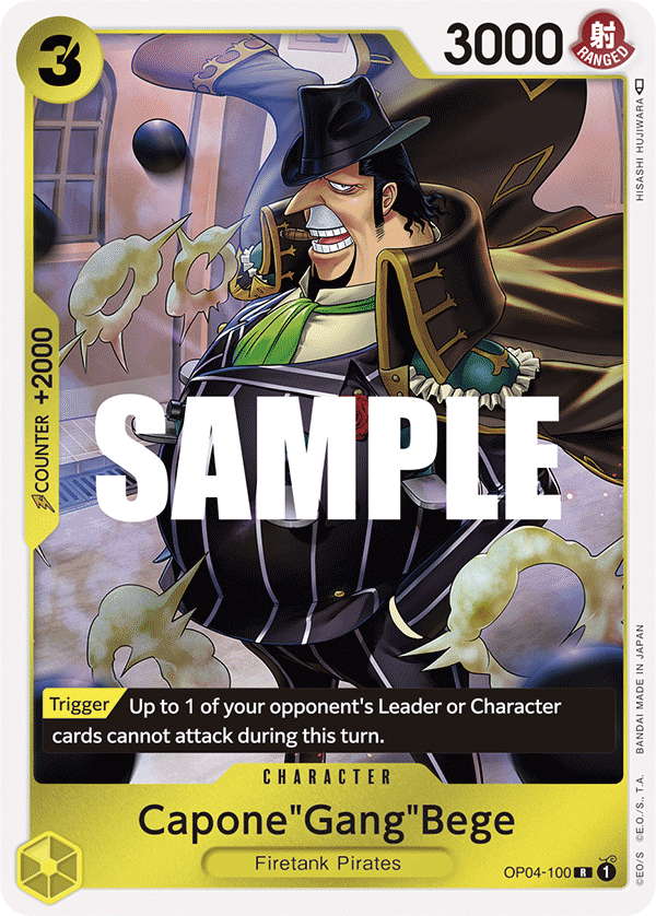 Capone"Gang"Bege OP04-100 One Piece TCG